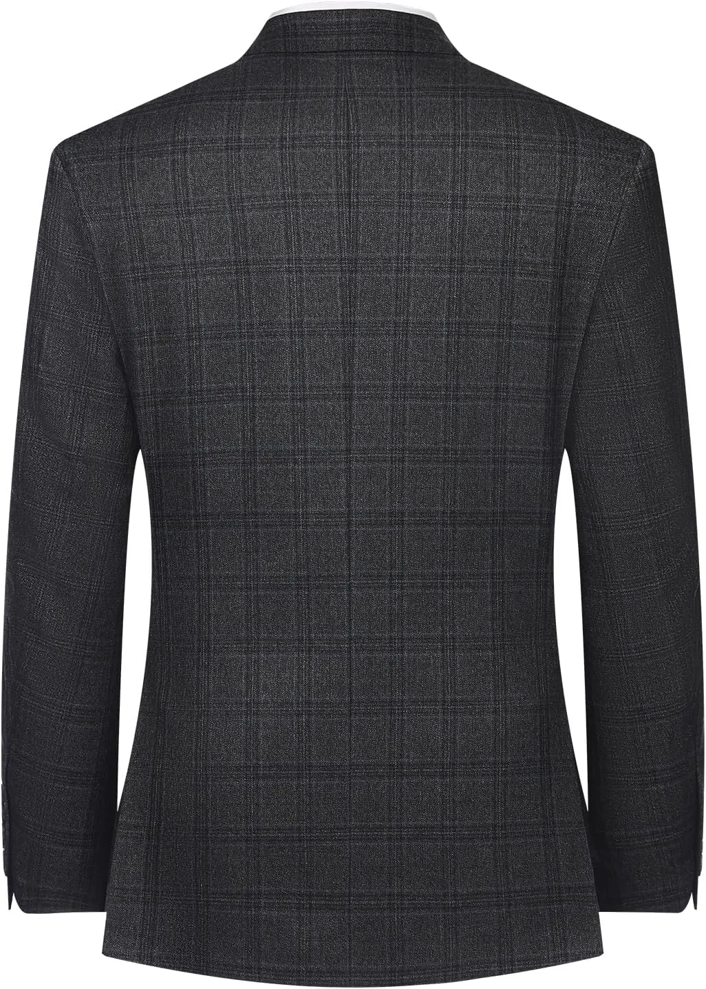AMY ZHU Men's Sport Coat Stylish Classic Fit Casual Plaid Blazer 2 Button Lightweight Sports Jacket for Daily Wear
