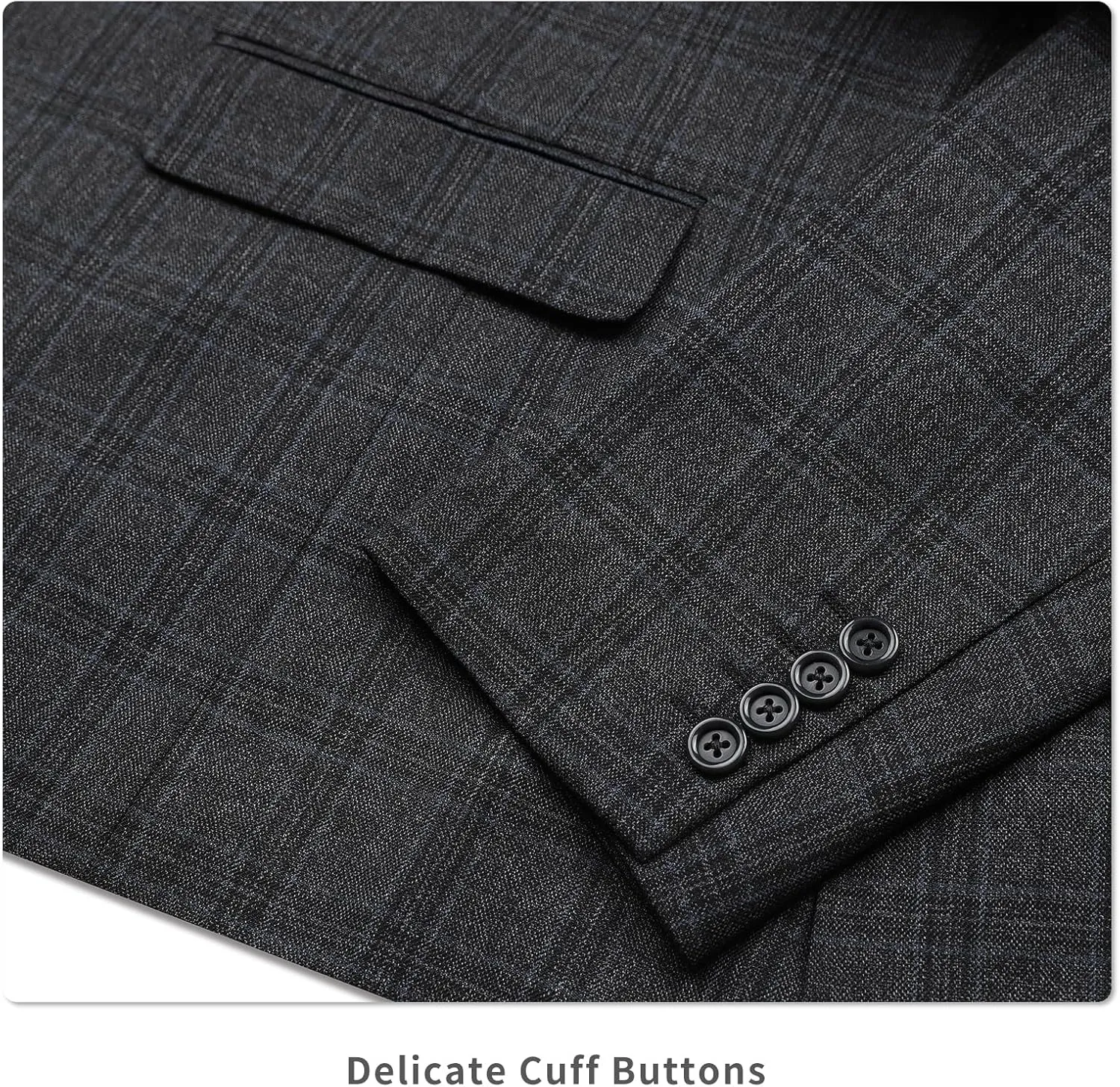 AMY ZHU Men's Sport Coat Stylish Classic Fit Casual Plaid Blazer 2 Button Lightweight Sports Jacket for Daily Wear