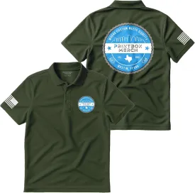 Custom Polo Shirts for Men, Add Any Logo or Text, Mens Polo Shirts Perfect for Golf, Work, Leisure, Short Sleeve Shirt
