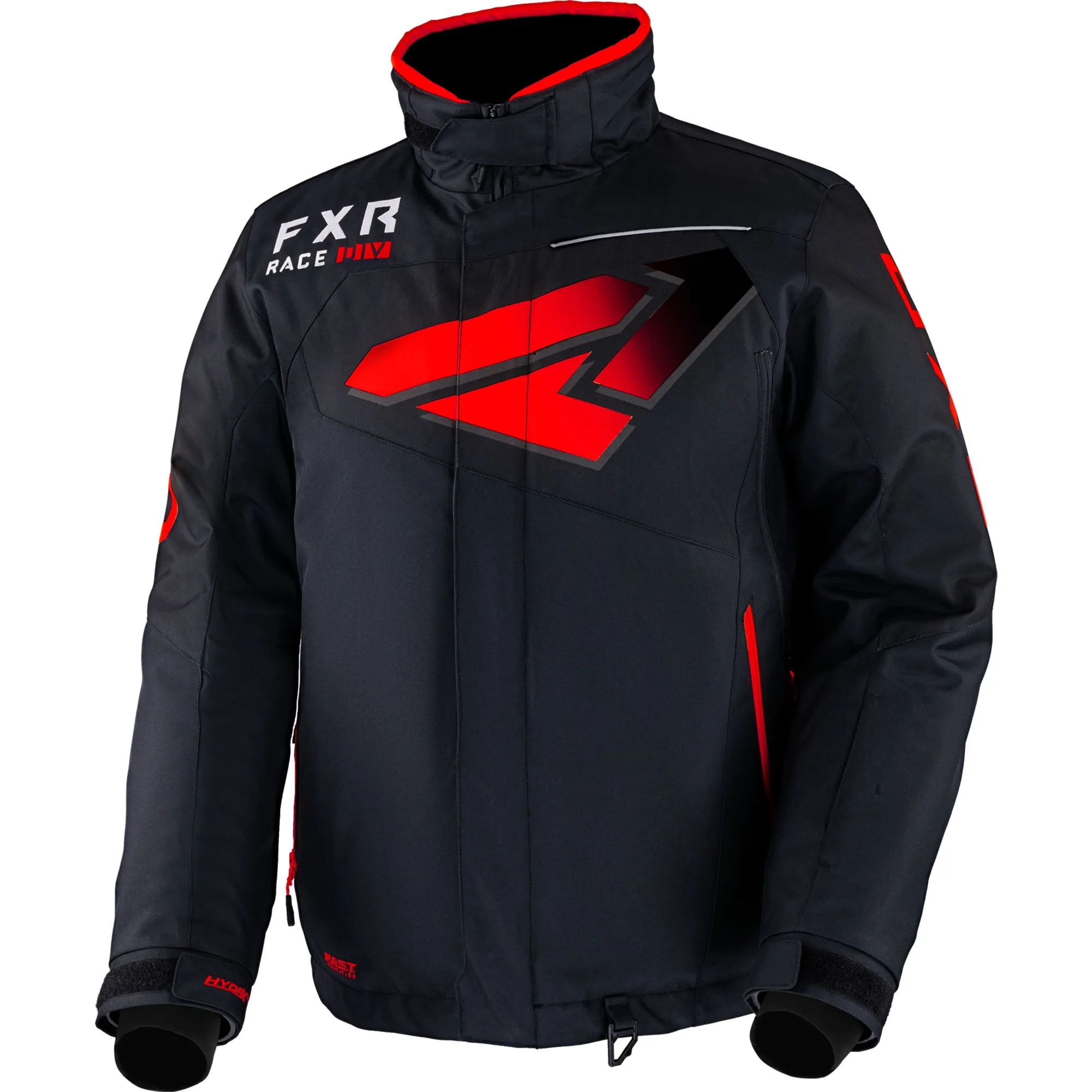 FXR Fuel Snowmobile Jacket Black/Lava Fade