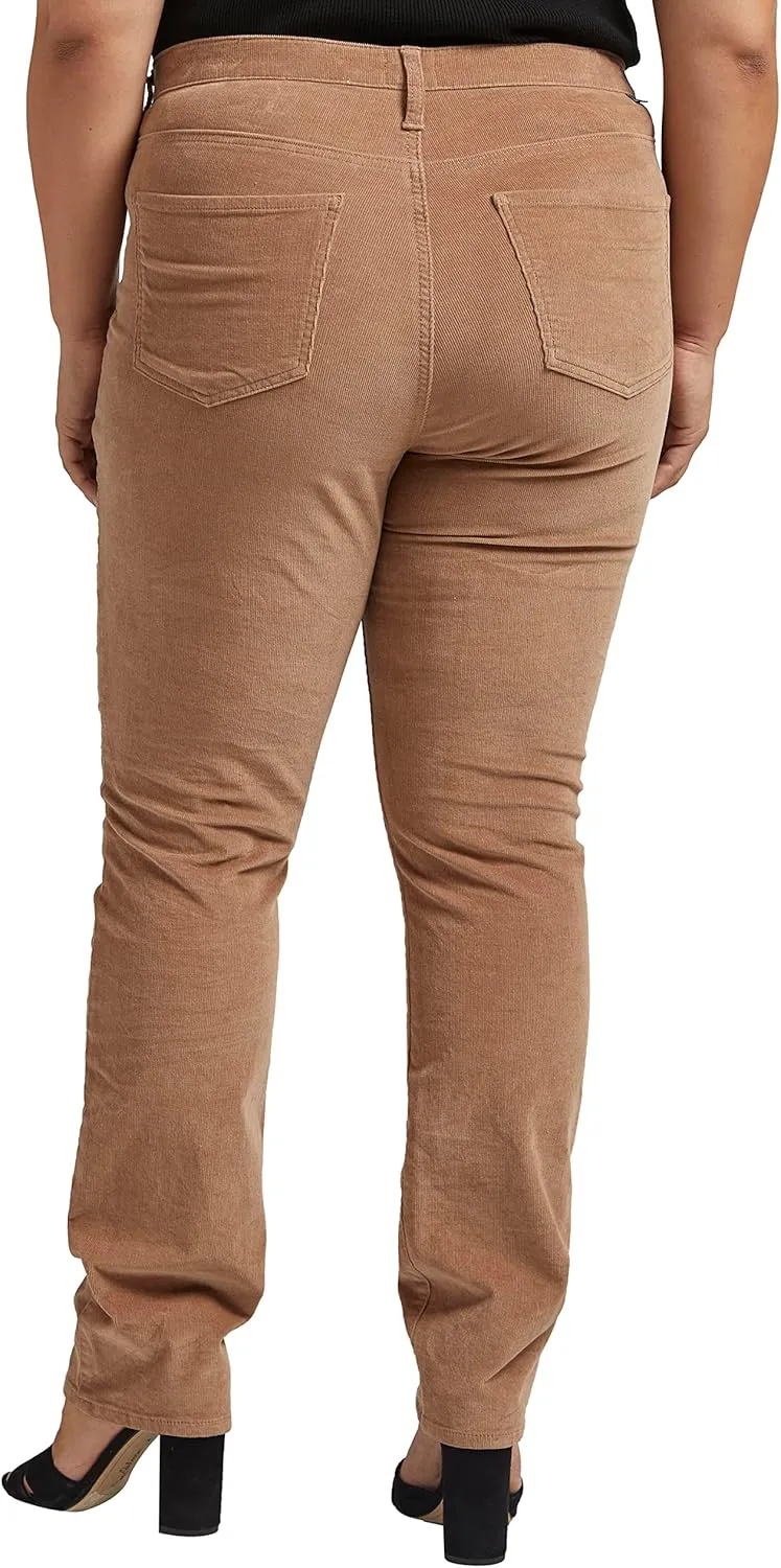 JAG Women's Plus Size Ruby Mid Rise Straight Leg Pants-Legacy