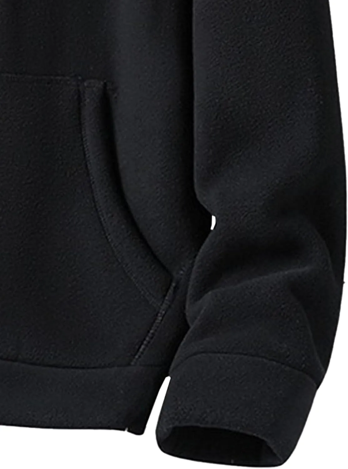 Men's Winter Warm Zip Up Hoodie Heavyweight Fleece Hoooed Sweatshirt Trendy Zip Up Fleece Fashion Outfits