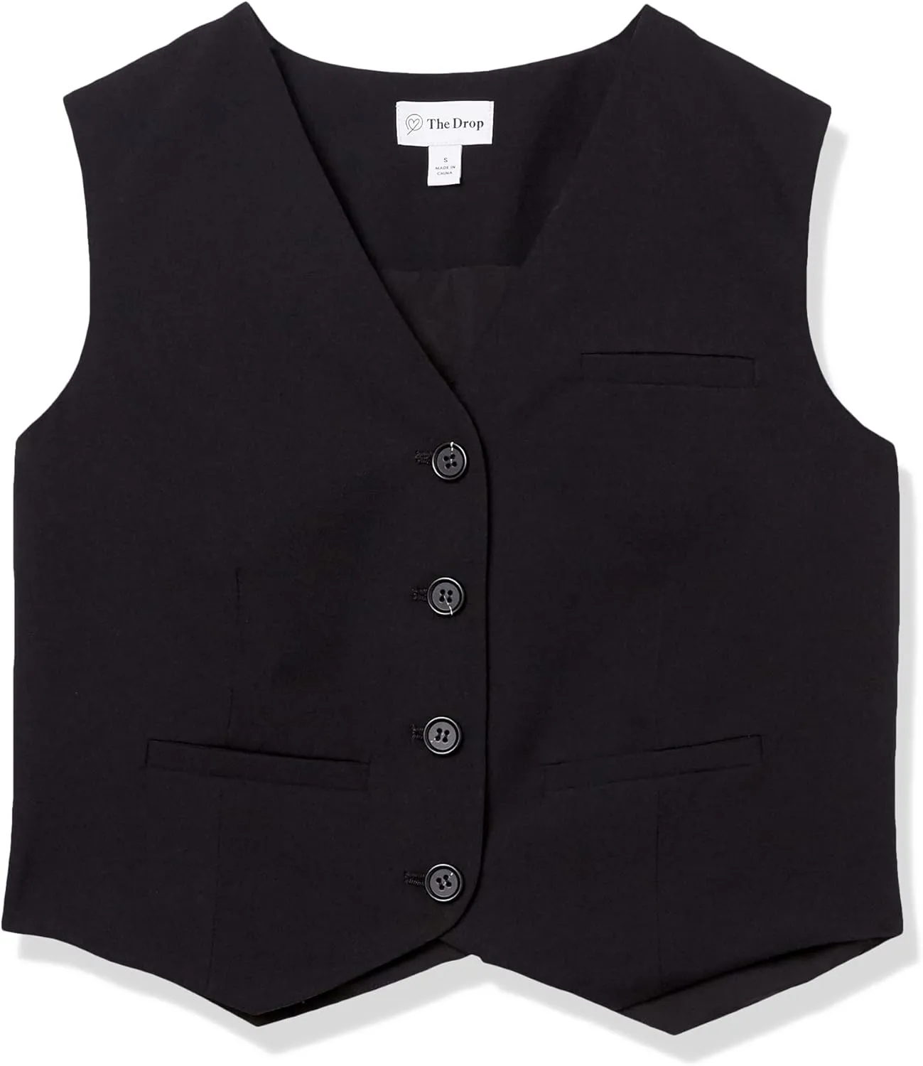 The Drop Women's Sadie Cropped Slim Vest