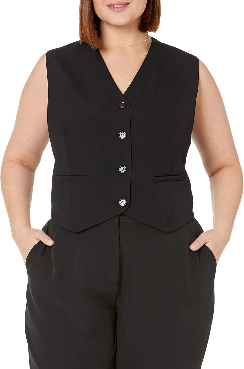 The Drop Women's Sadie Cropped Slim Vest