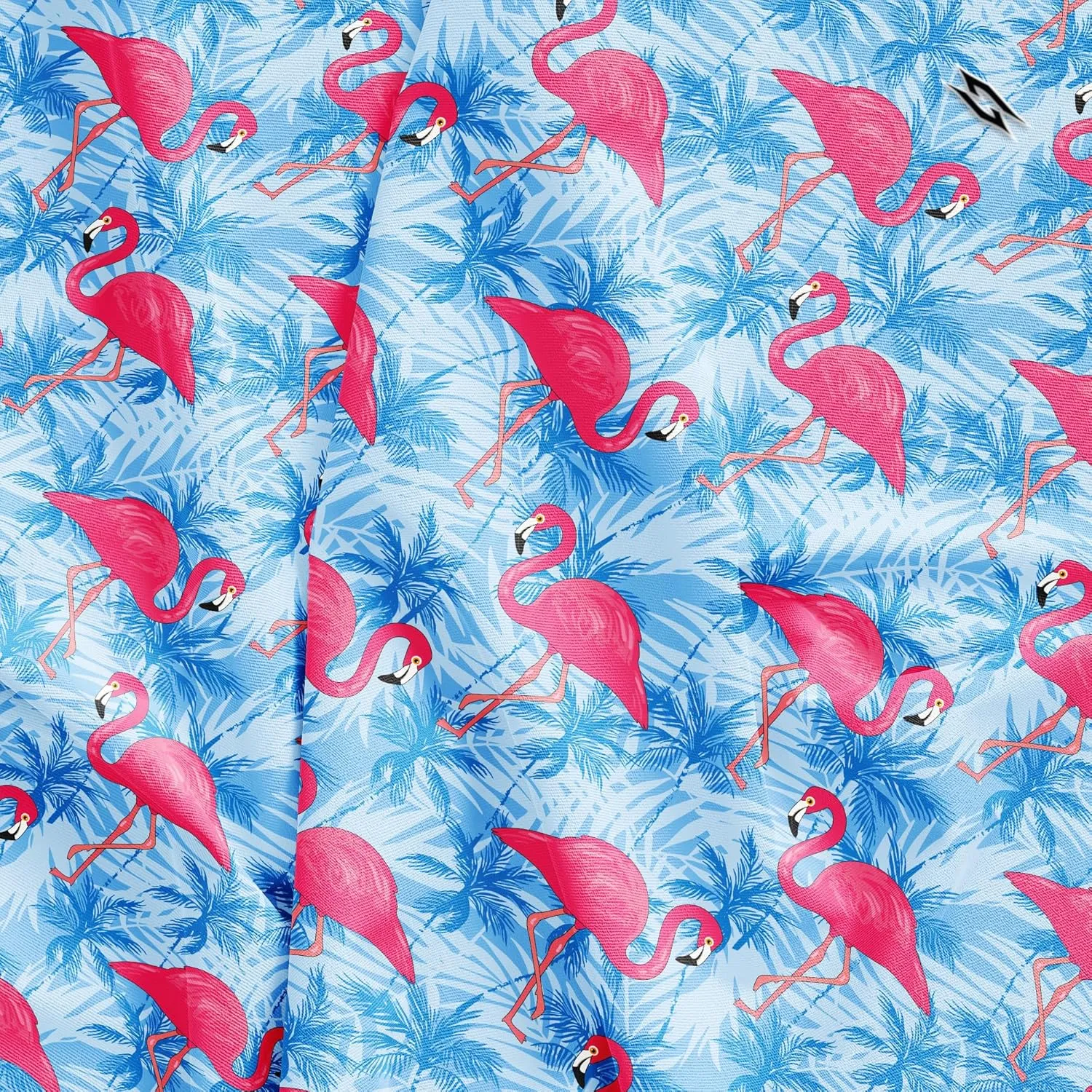 Tropical Hawaiian Golf Polo Shirt  Men Sizes S Thru 5XL Performance Moisture Wicking Dri Fit Flamingo Resort Wear Pickleball