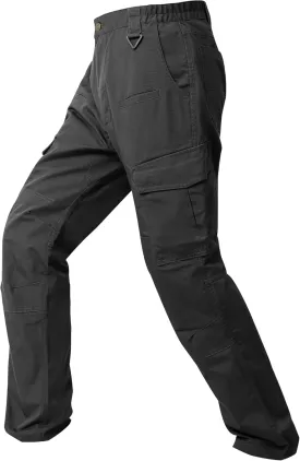 wantdo Men's Work Pants Stretch Flex Utility Cargo Tactical Pants for Men Lightweight Outdoor Hiking Pants