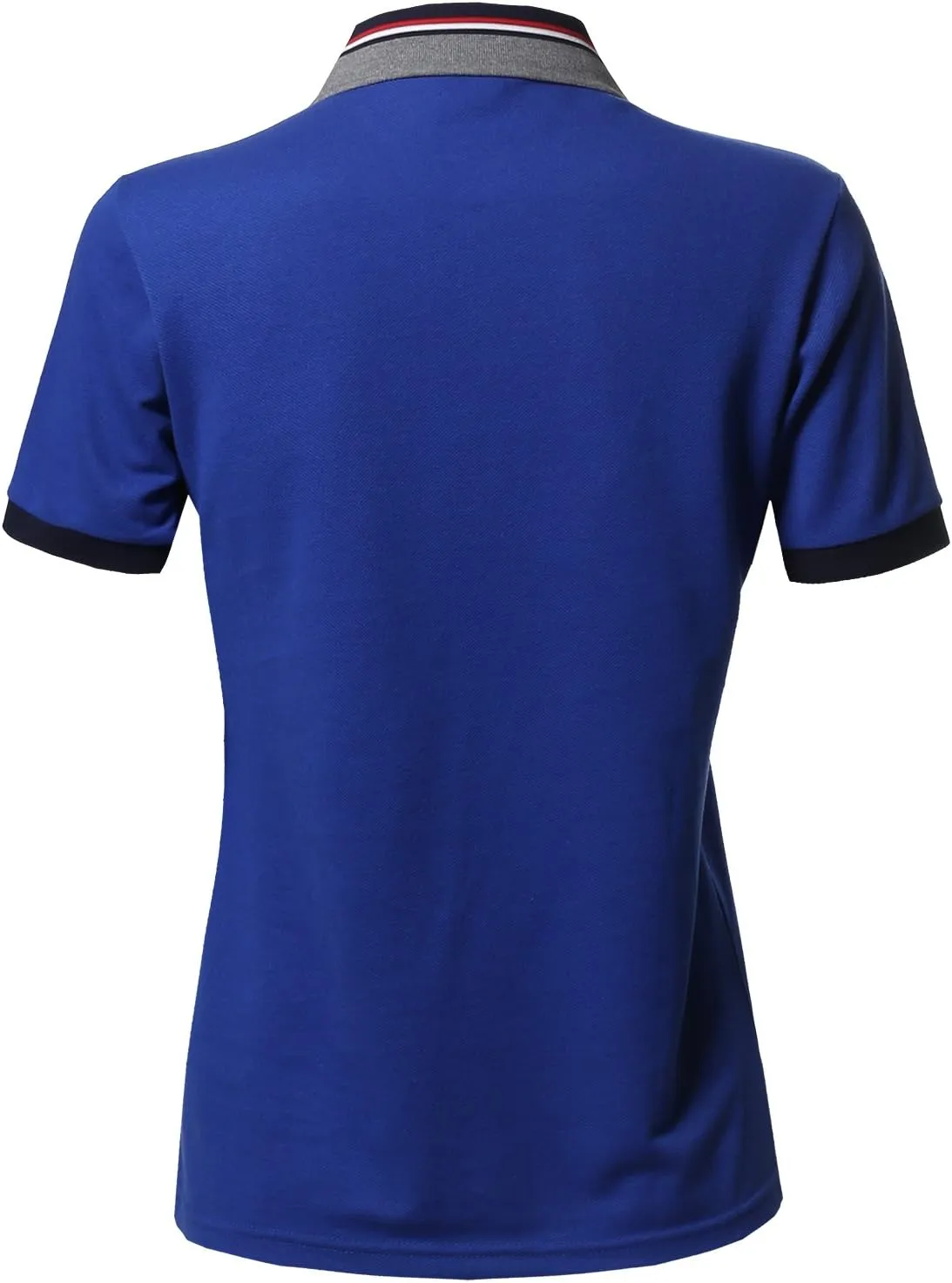 Women's Solid Cool Dri-Fit Active Leisure Short Sleeve Polo T-Shirt Tee